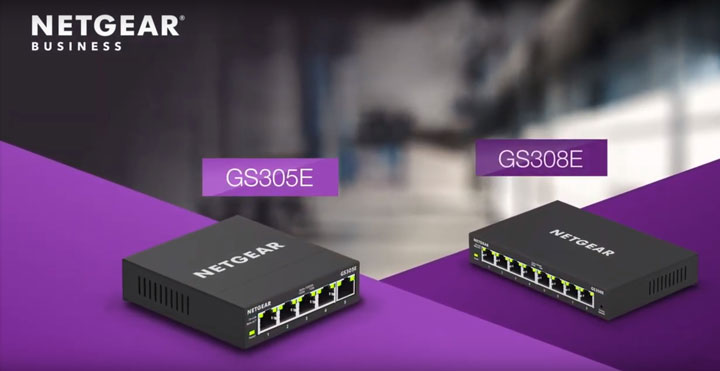 NETGEAR GS305E、GS308E 簡易網管交換器