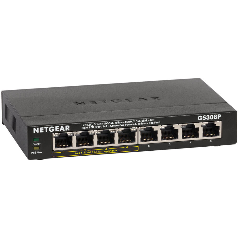 NETGEAR-GS308P-無網管交換器