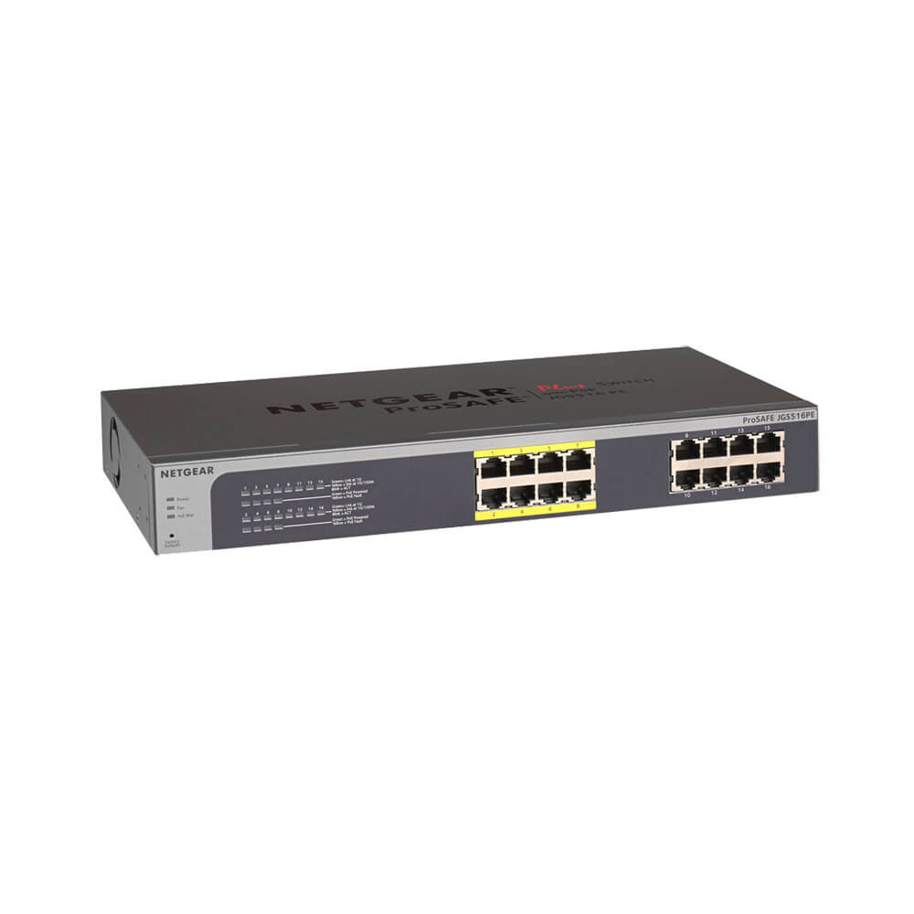 NETGEAR-JGS516PE-簡易網管交換器