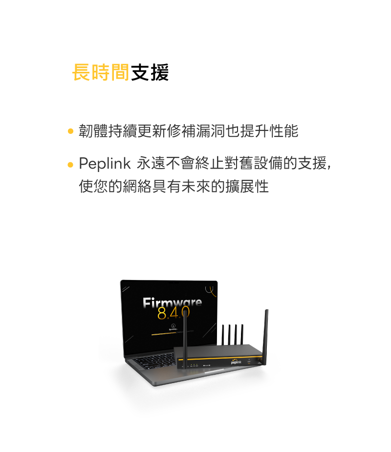 peplink b_one_5g-長時間支援