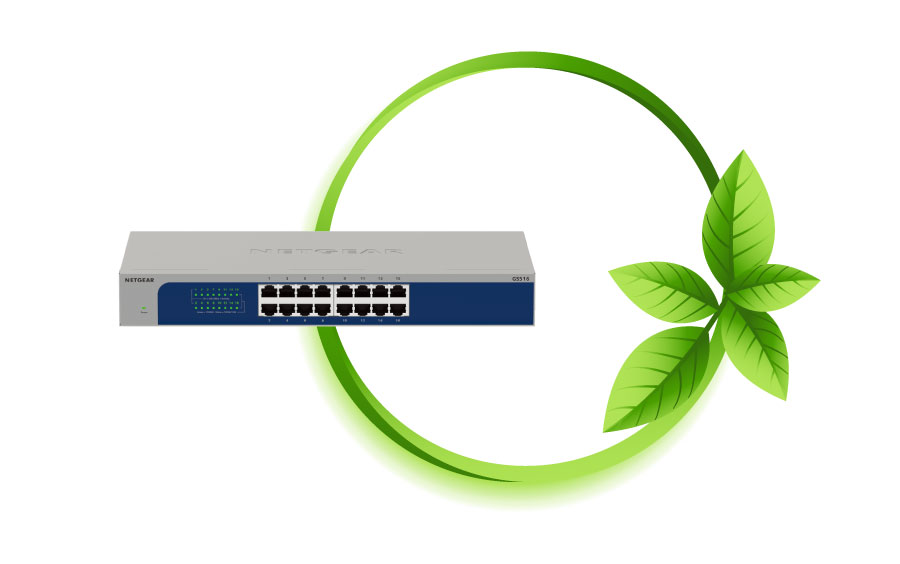 NETGEAR-GS516-無網管交換器