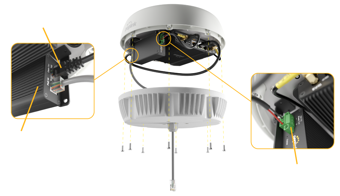 Peplink Antenna MAX-可以使用 Peplink PoE Splitter 為路由器供電
